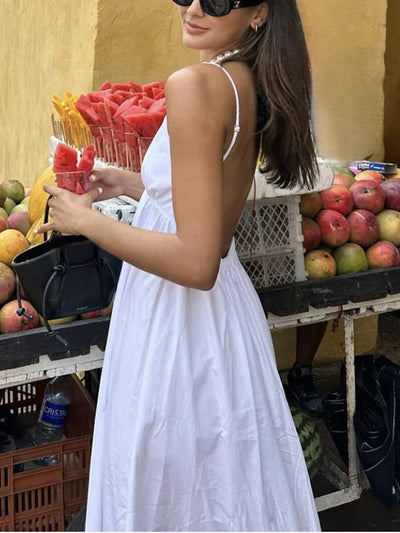 Backless Summer Dress