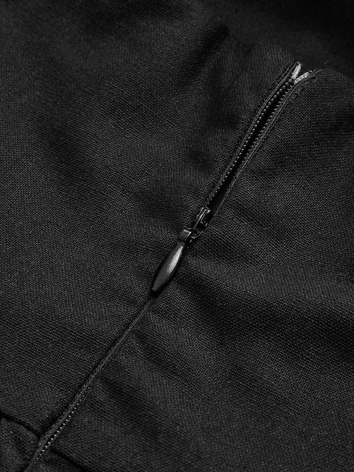 Backless Long Linen Dress