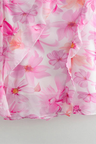 Elegant Backless Ruffle Dress