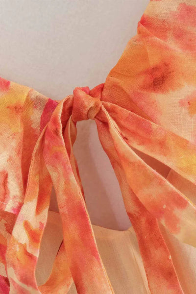 Floral Ruffle Summer Dress
