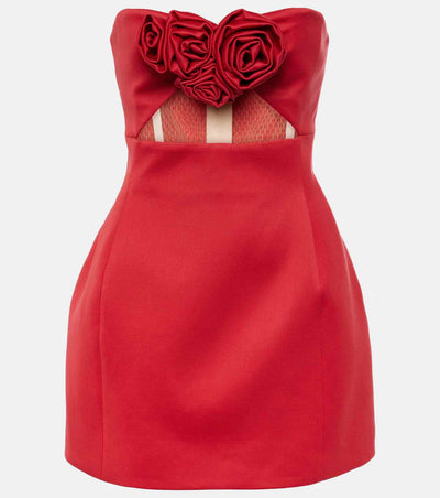 Floral Cutout Mini Dress