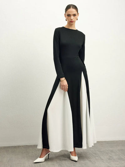 Flowing Chiffon Maxi Dress
