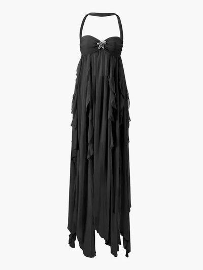 Romantic Lace Ruffle Dress