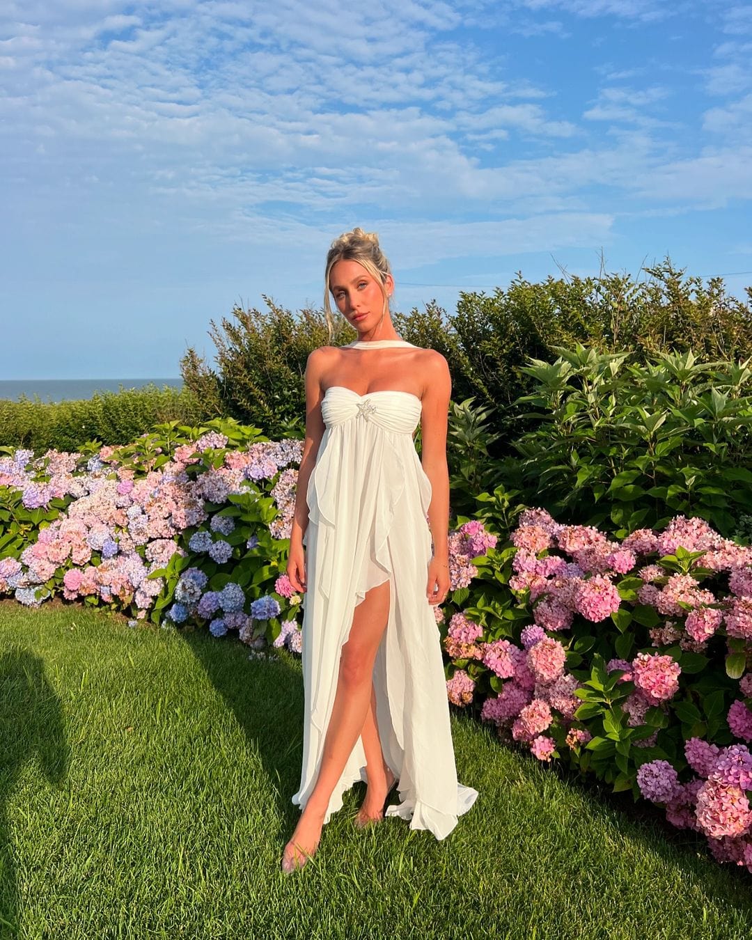 Romantic Lace Ruffle Dress