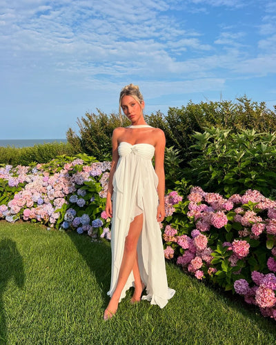 Romantic Lace Ruffle Dress