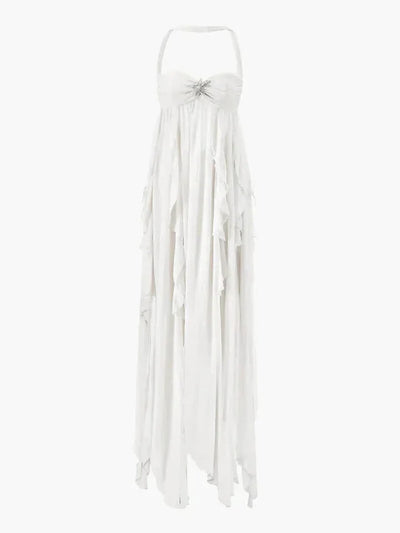 Romantic Lace Ruffle Dress