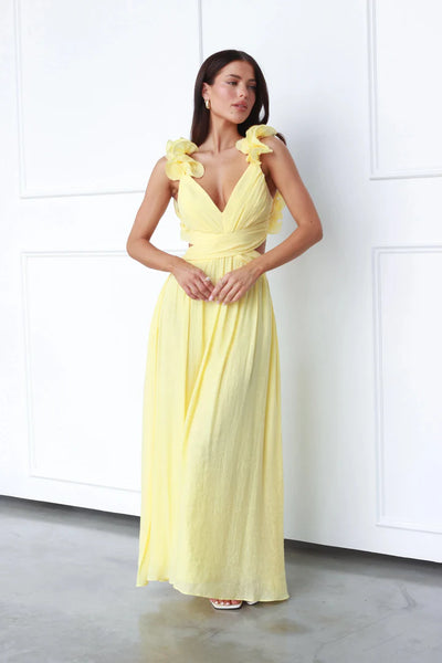 V-neck A-Line Dress